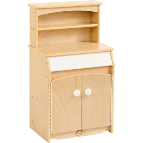 Jooyes Kids Wooden Play Kitchen Cupboard