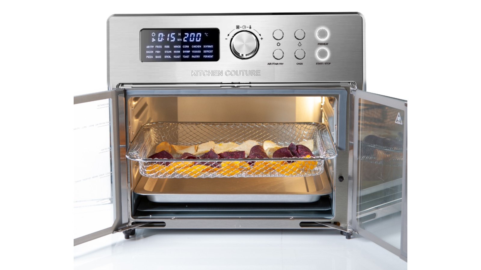 Kitchen Couture 25 Litre French Door Air Fryer Oven Harvey Norman