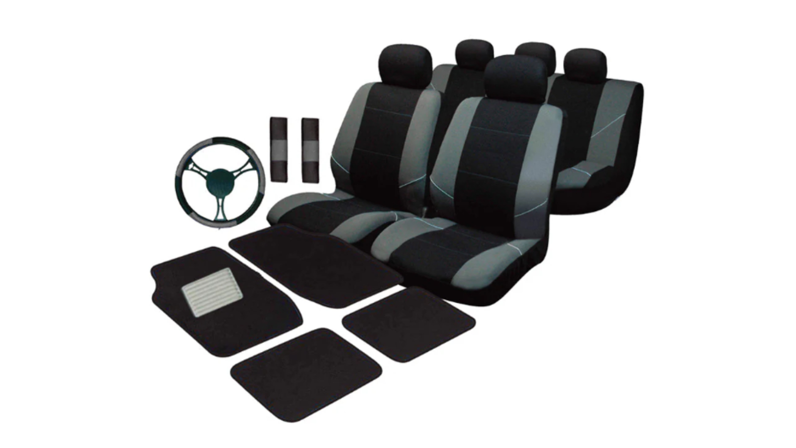 My Car Universal Ultimate Car Accessories Value Pack - Grey