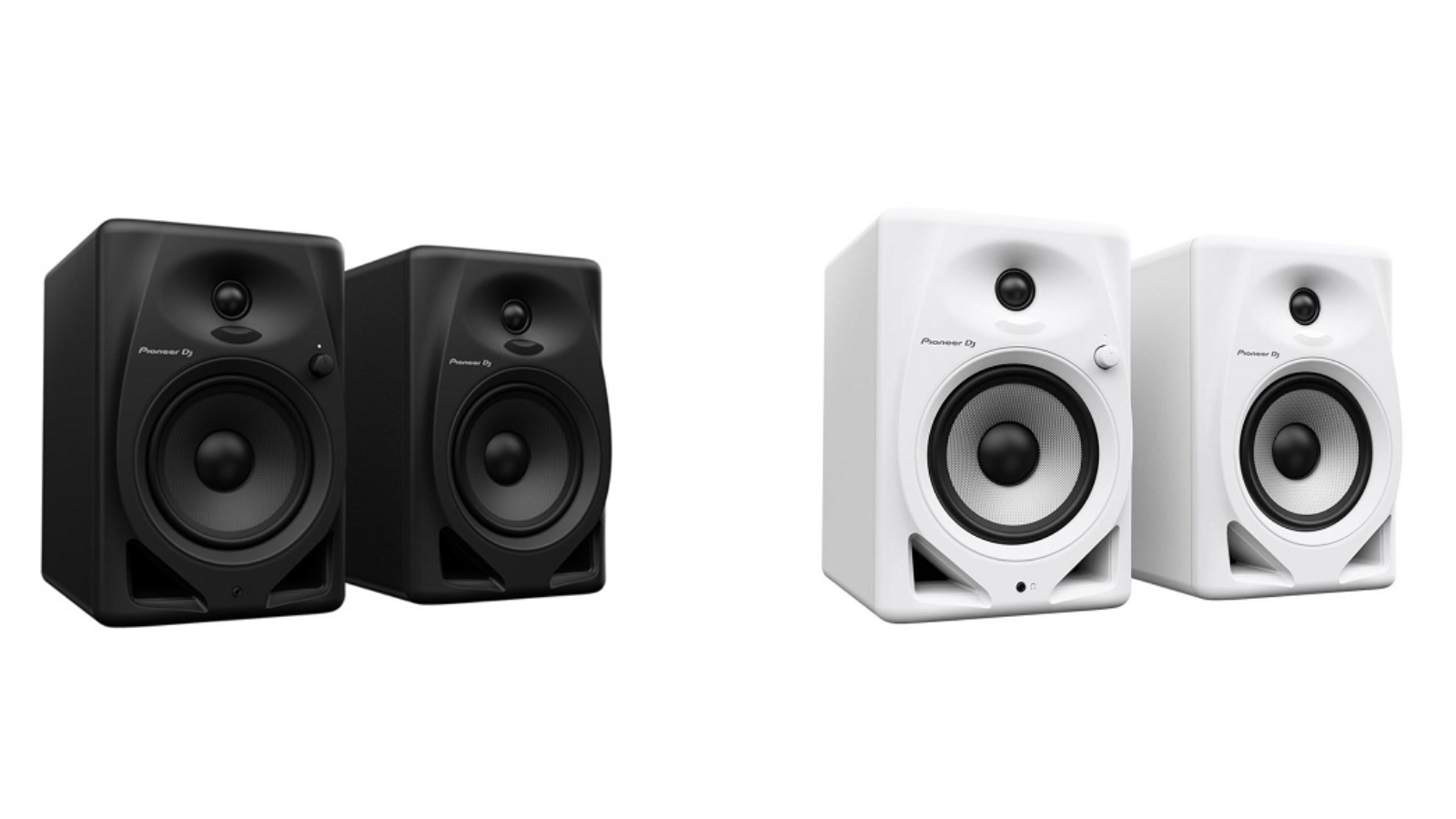 Pioneer DJ 2-Way LF D Class Amp Powered Loudspeaker 5inch Compact Monitor Pair