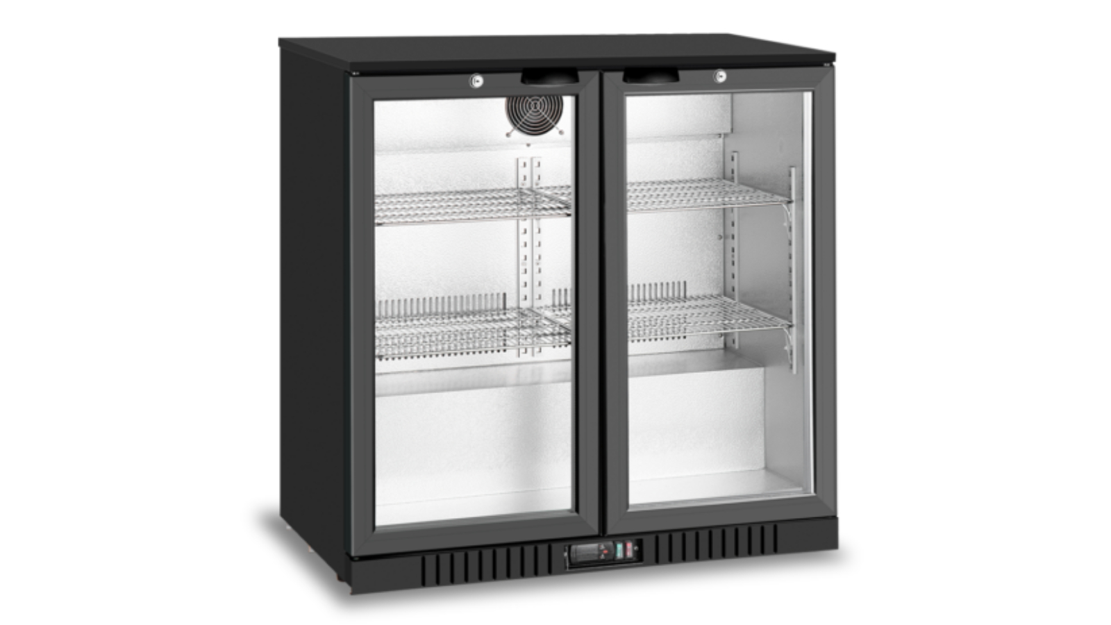 Atosa BB-208HEC Commercial 2-Swing Door Back Bar Cooler