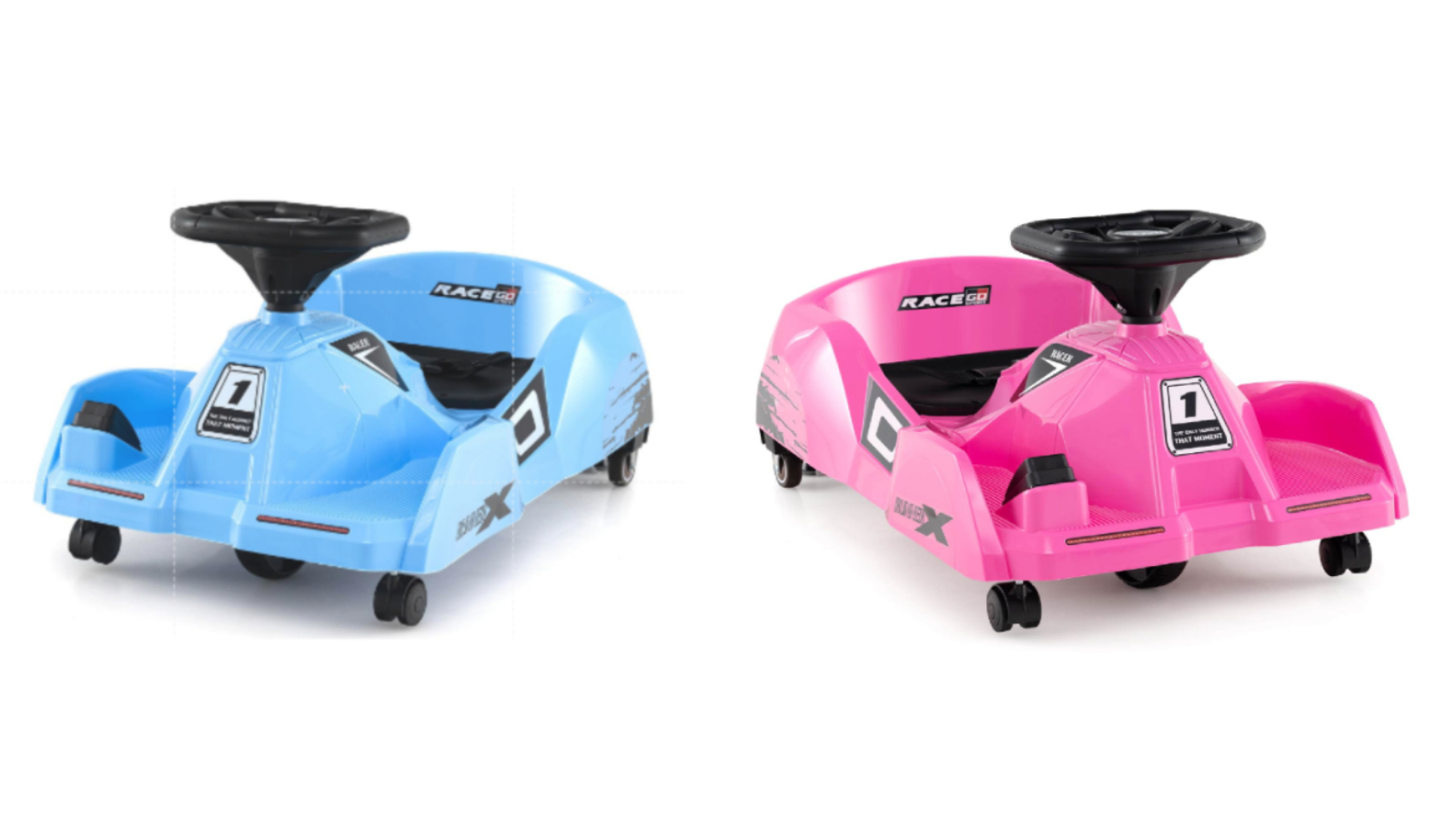Costway 12V Electric Ride-On Remote Cleaning Go Kart with Detachable Mop