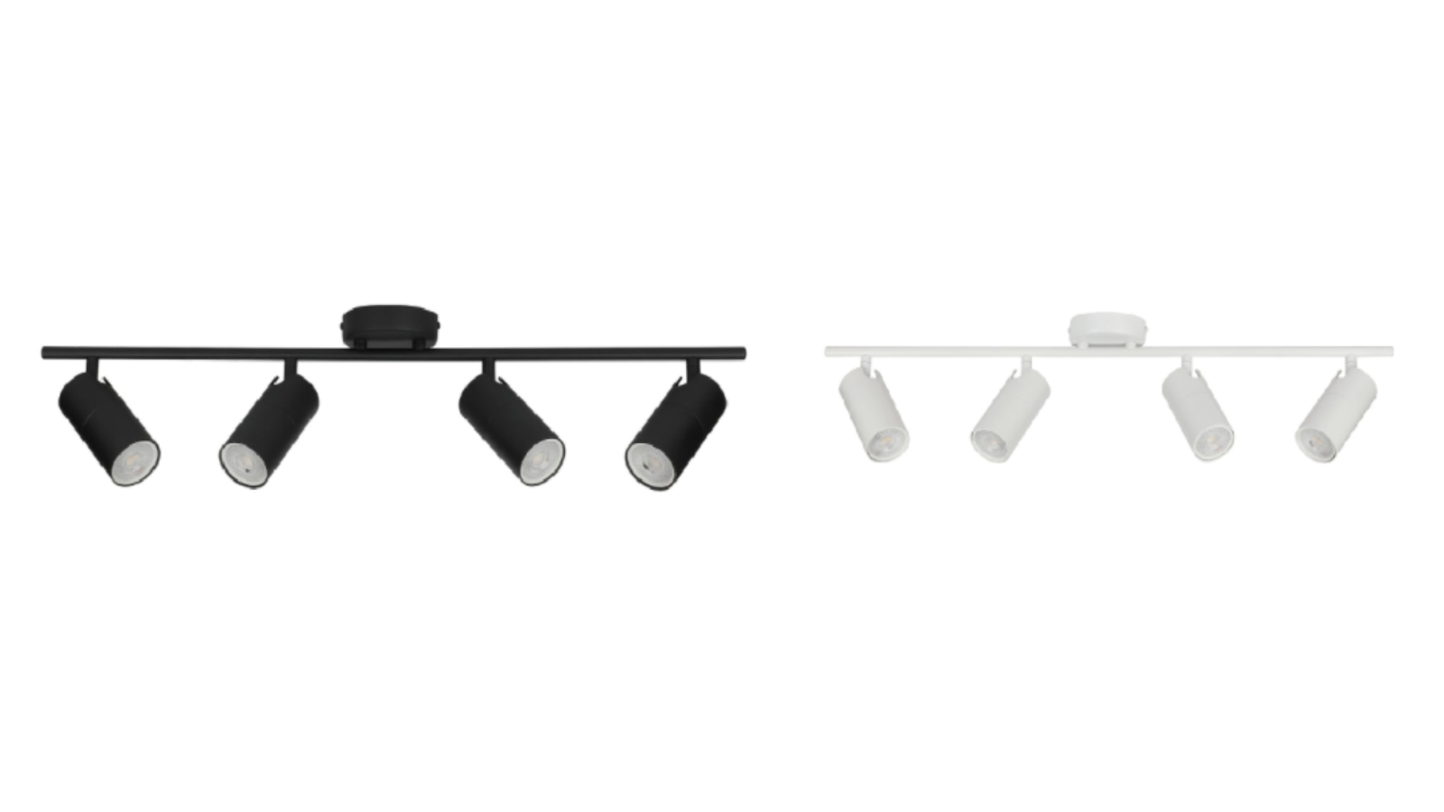 CLA Lighting GU10 4-Head Adjustable IP20 Interior Spotlight