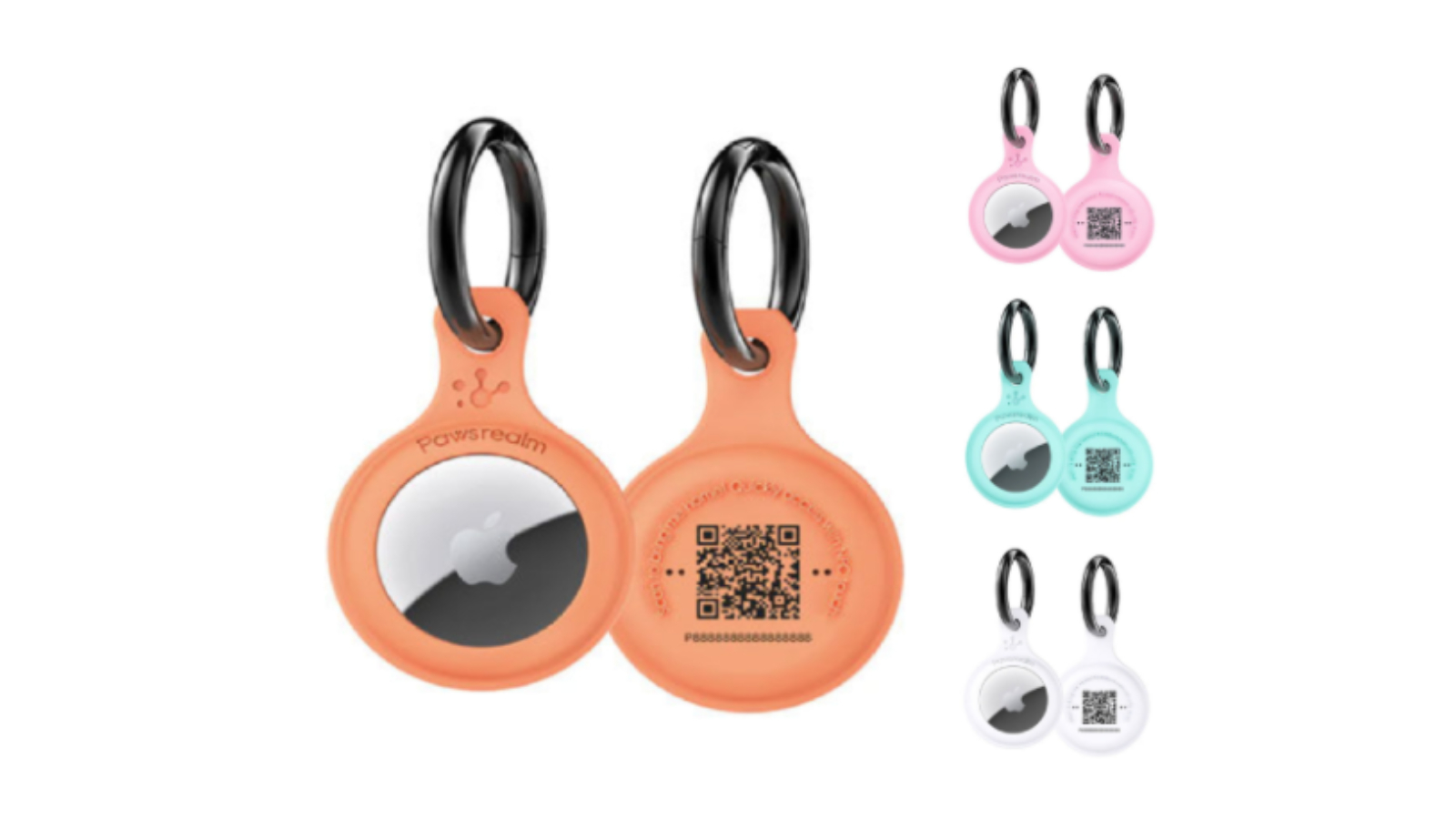PawView Smart AirTag QR Code Collar Holder for Cats and Dog