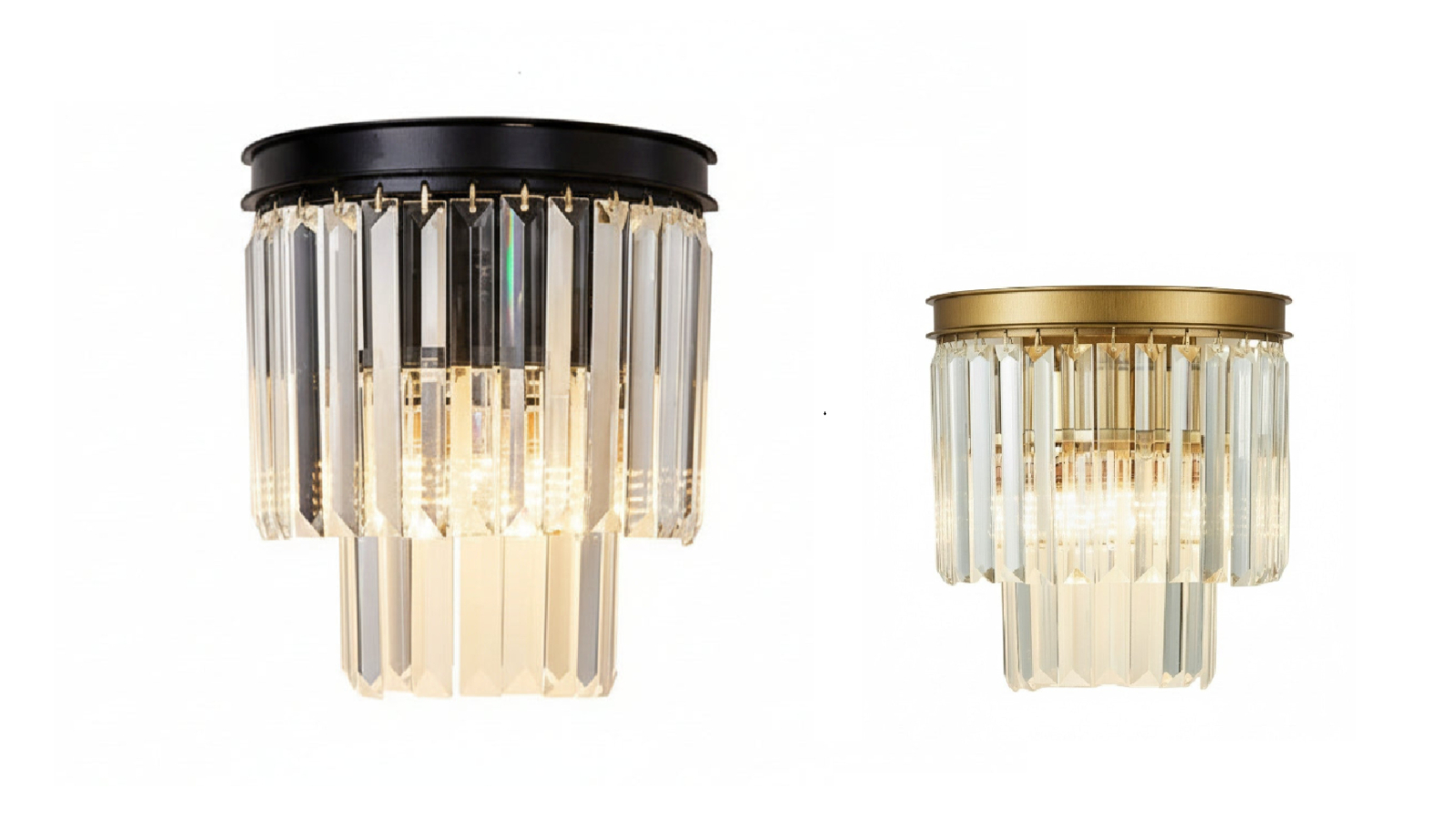 Element Lighting Marf Modern Crystal Wall Light