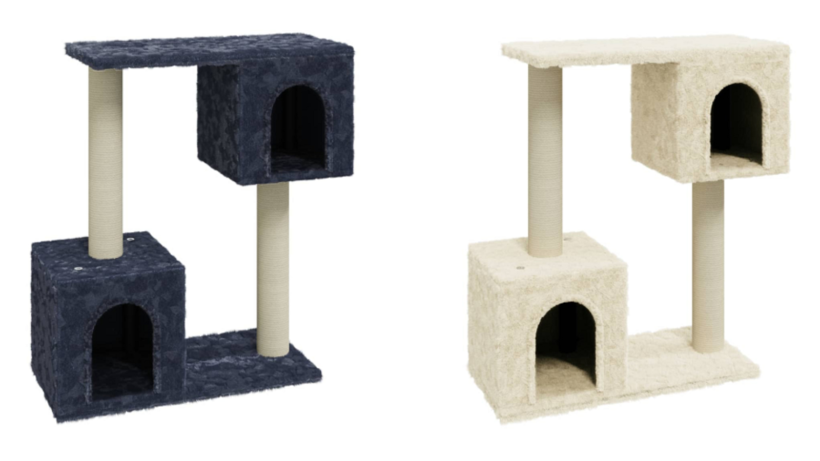 vidaXL 60cm Cat Tree with Sisal Scratching Post