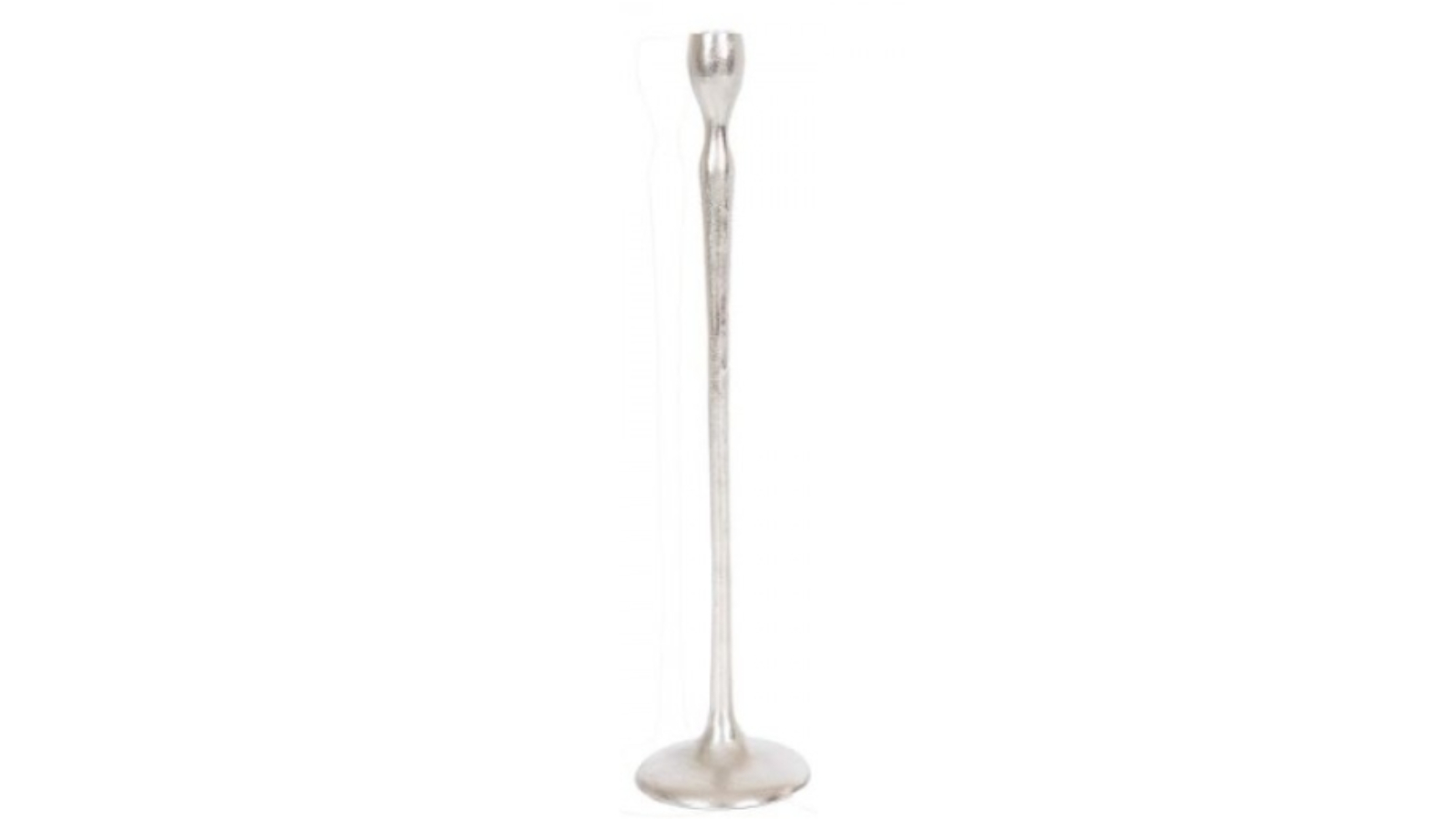 SSH Collection Elise Single Candle Stand - Antique Nickel Finish - 50cm