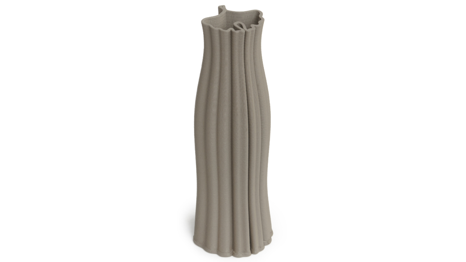 One Six Eight London (Osel) Tan Ava Vase - 28cm
