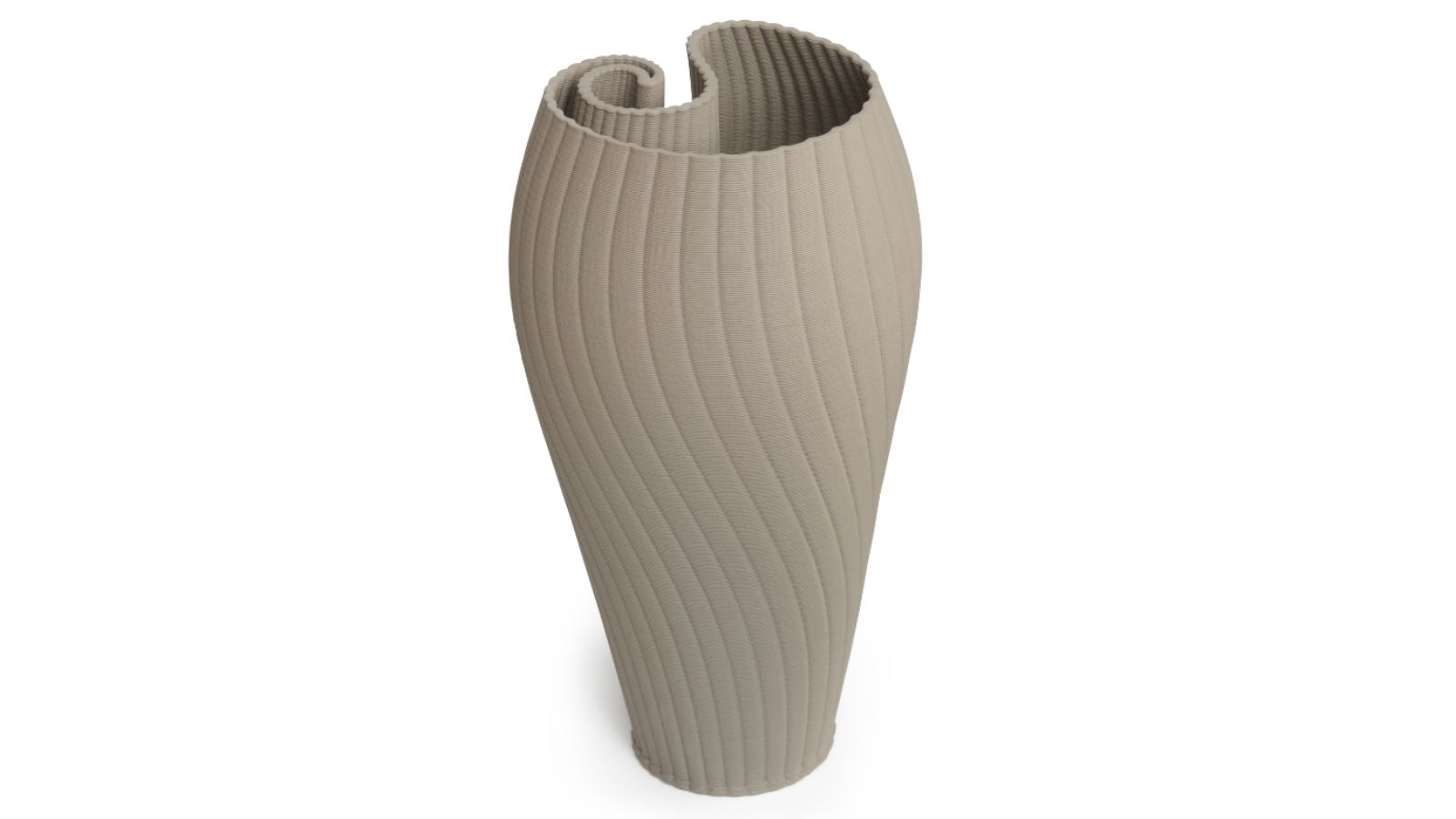 One Six Eight London (Osel) Ruby 33cm Vase - Tan