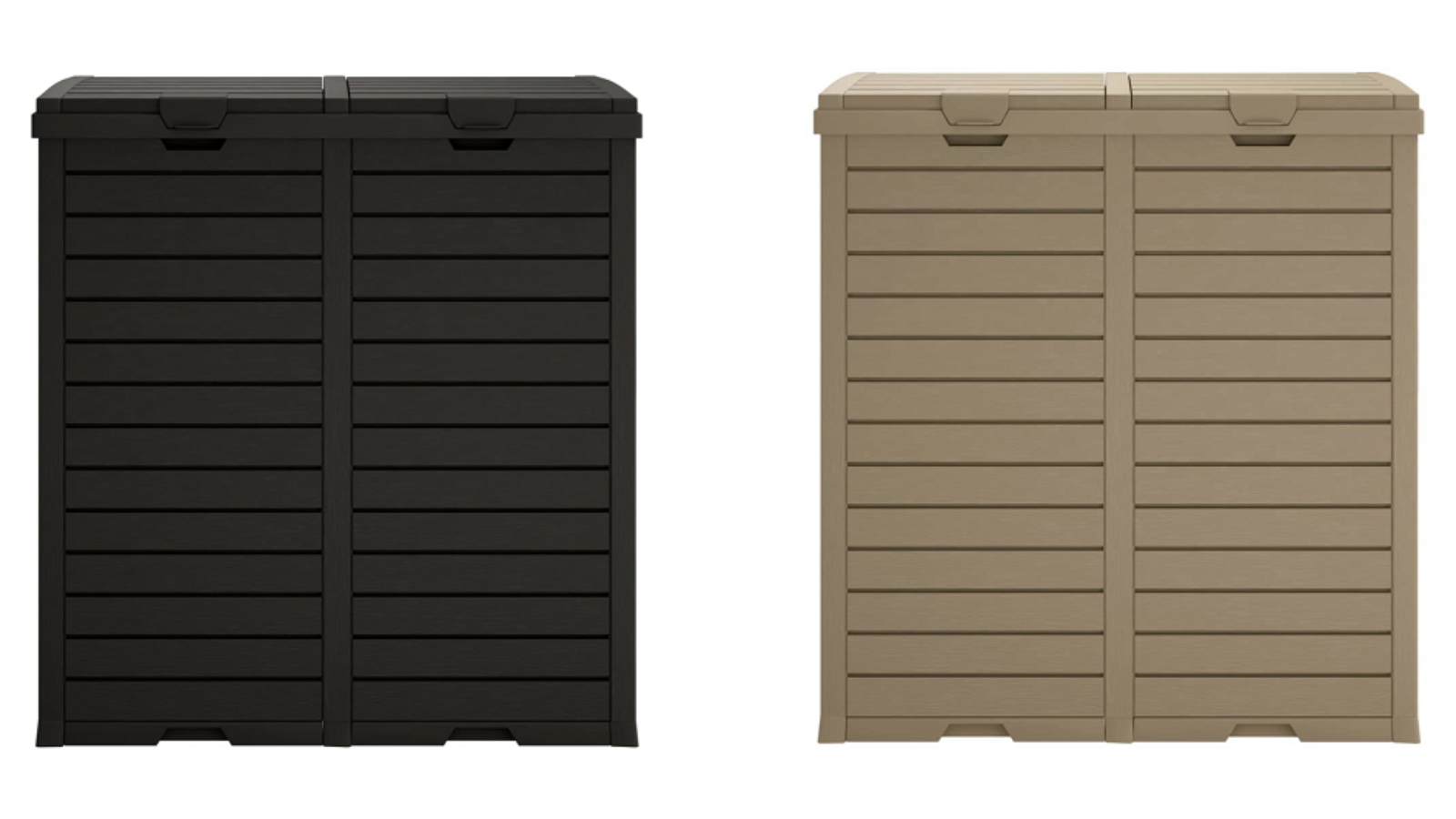 vidaXL Polypropylene 78 x 41 x 86cm Outdoor Garbage Bin