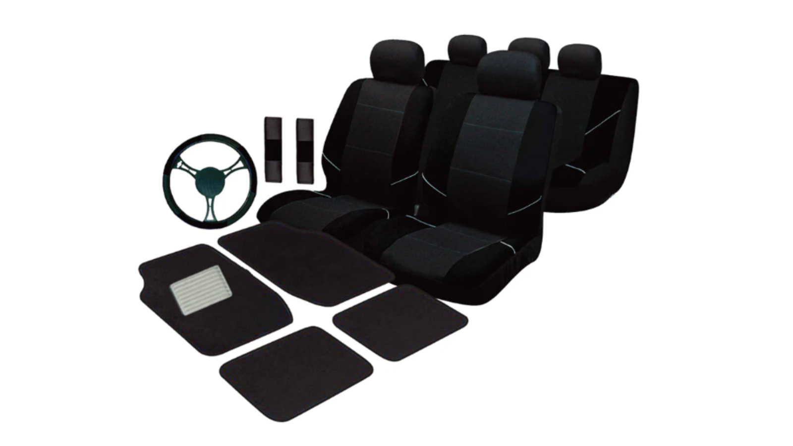 My Car Universal Ultimate Car Accessories Value Pack - Black