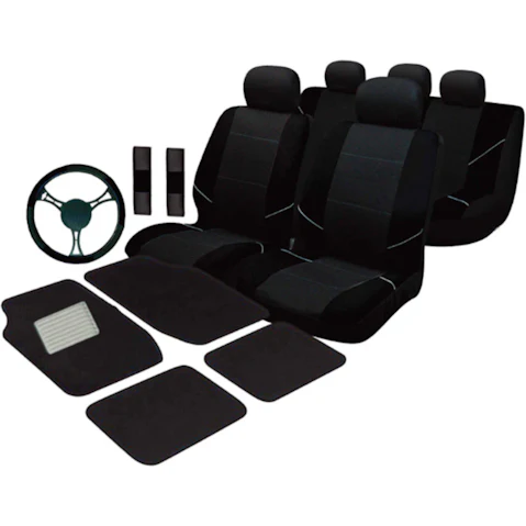 My Car Universal Ultimate Car Accessories Value Pack - Black
