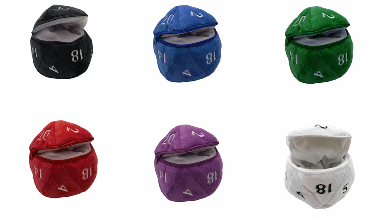 Dungeons and Dragons D20 Plush Dice Bag