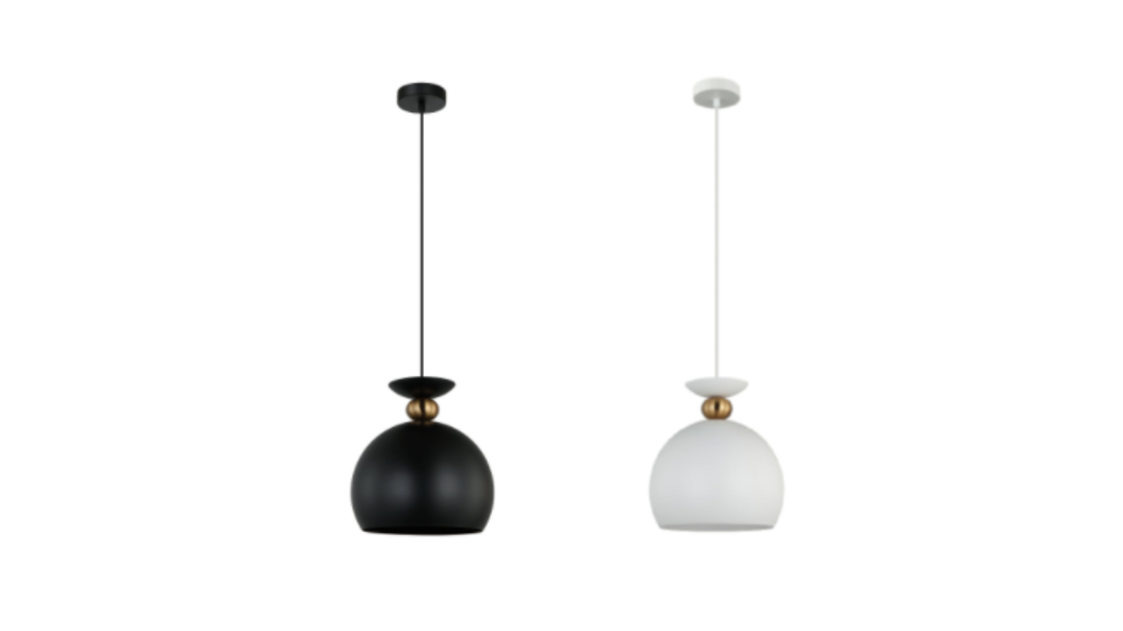 CLA Lighting Kansi Dome Pendant Light with Brass