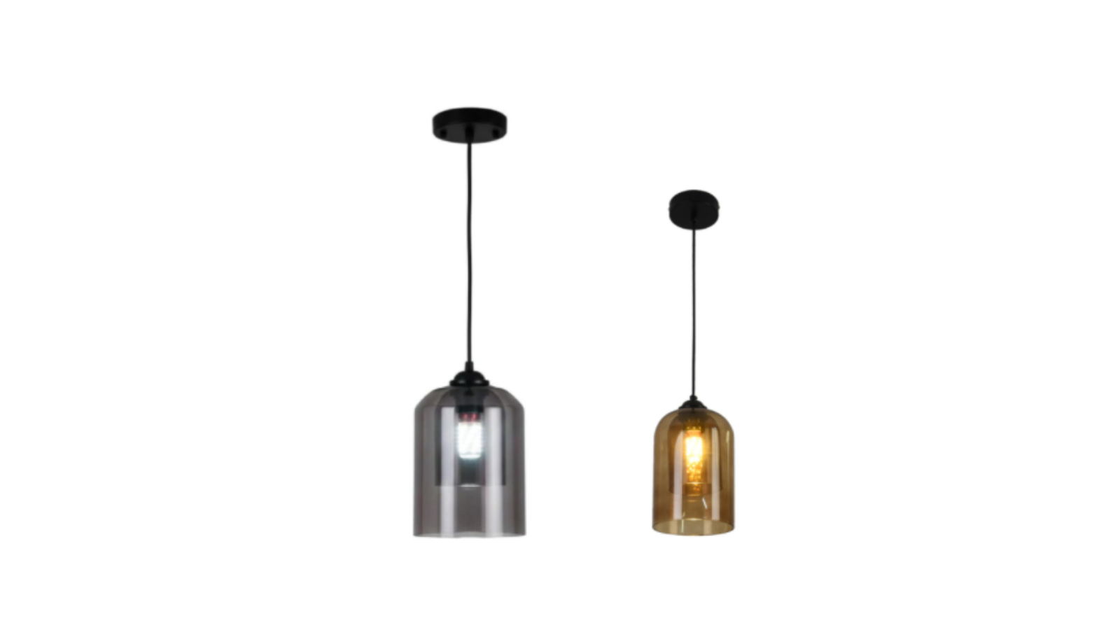 Eli & Co. Lighting Ember Dome Glass Pendant Light