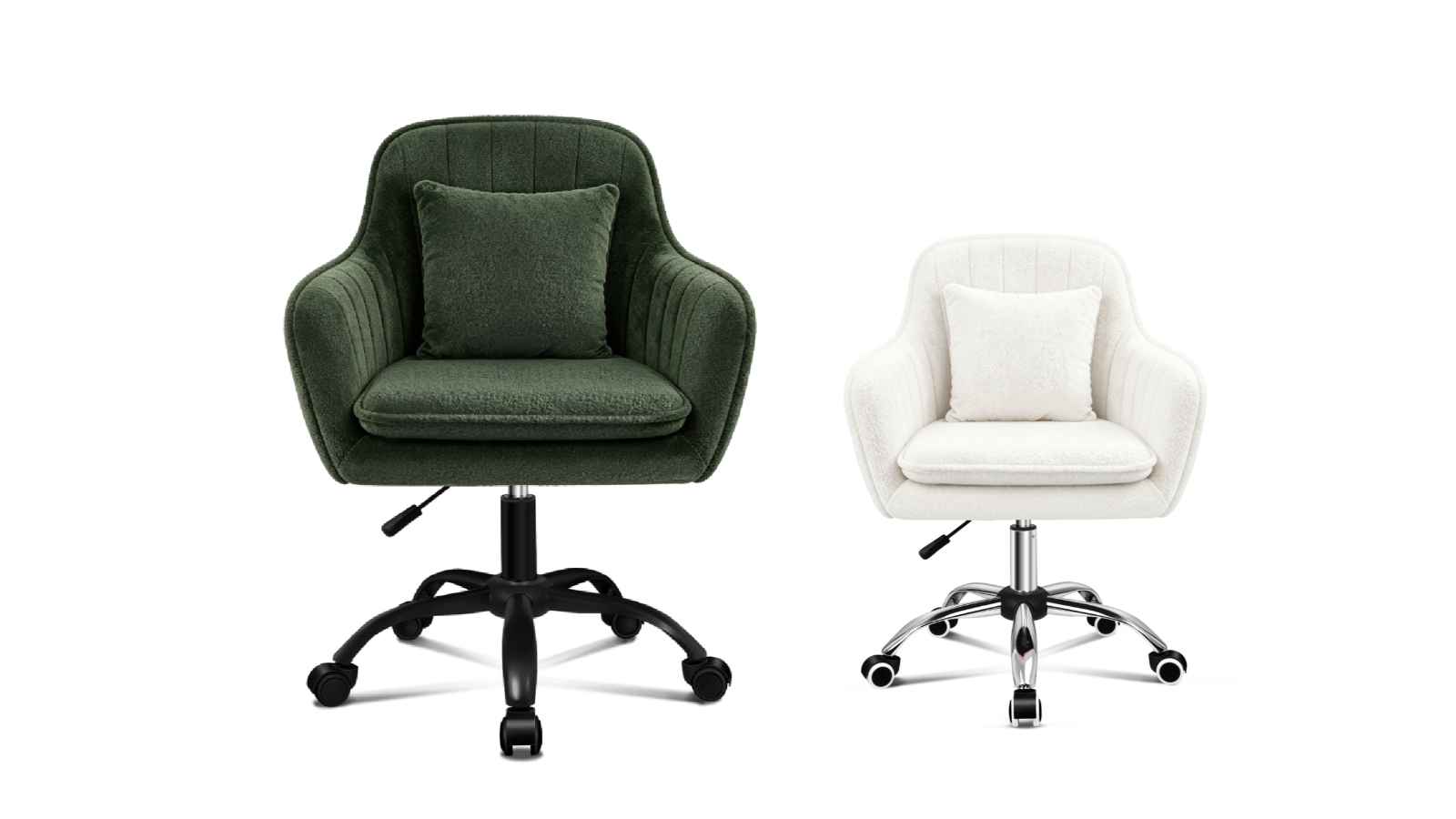 Alfordson Boucle Computer Swivel Office Chair