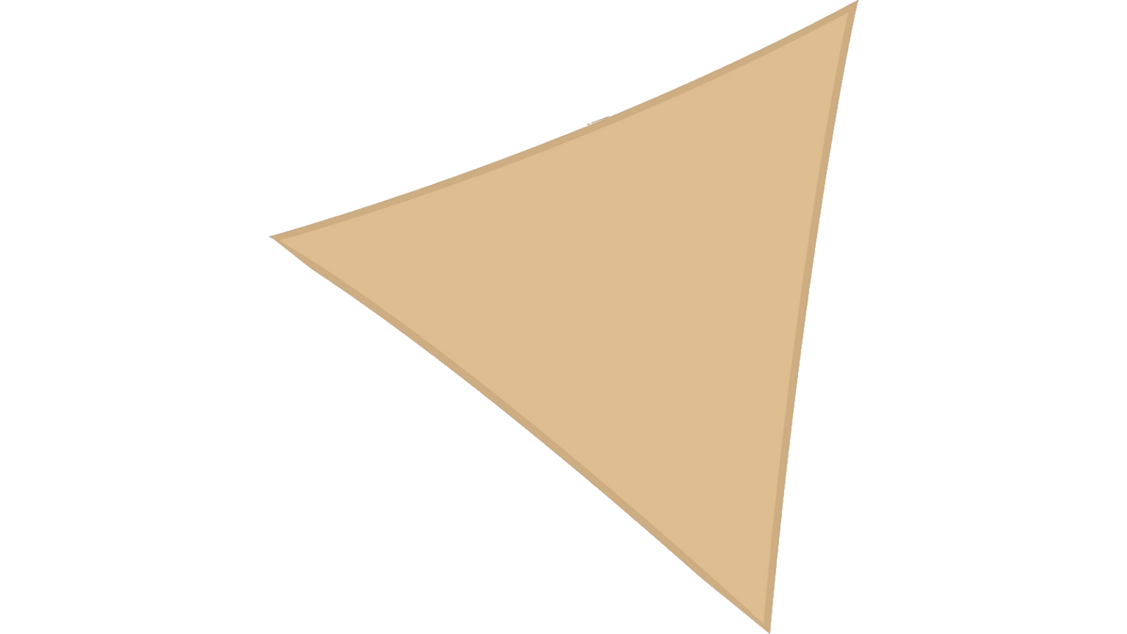 Instahut Triangle Sand Shade Sail