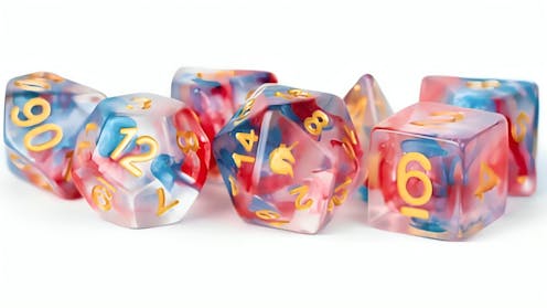 Metallic Dice Games 7-Set: Unicorn: Cosmic Carnival Metallic Dice Games 7-Set: Unicorn: Cosmic Carnival
