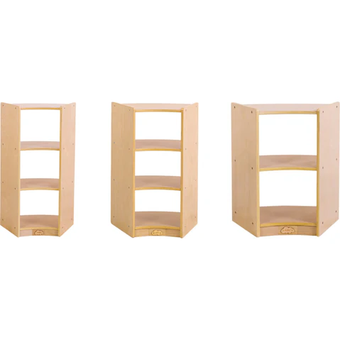 Jooyes Children Curved Shelf with Open Back
