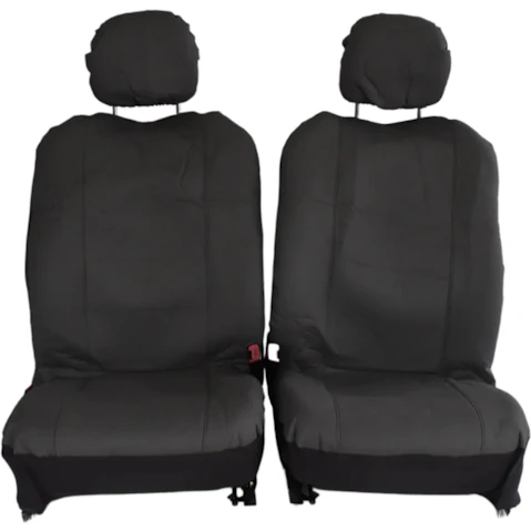My Car Canvas Seat Cover for Mitsubishi Pajero 11/2006-2020 - Grey