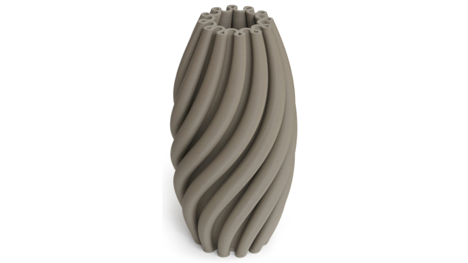 One Six Eight London (Osel) Stella 29cm Vase - Tan