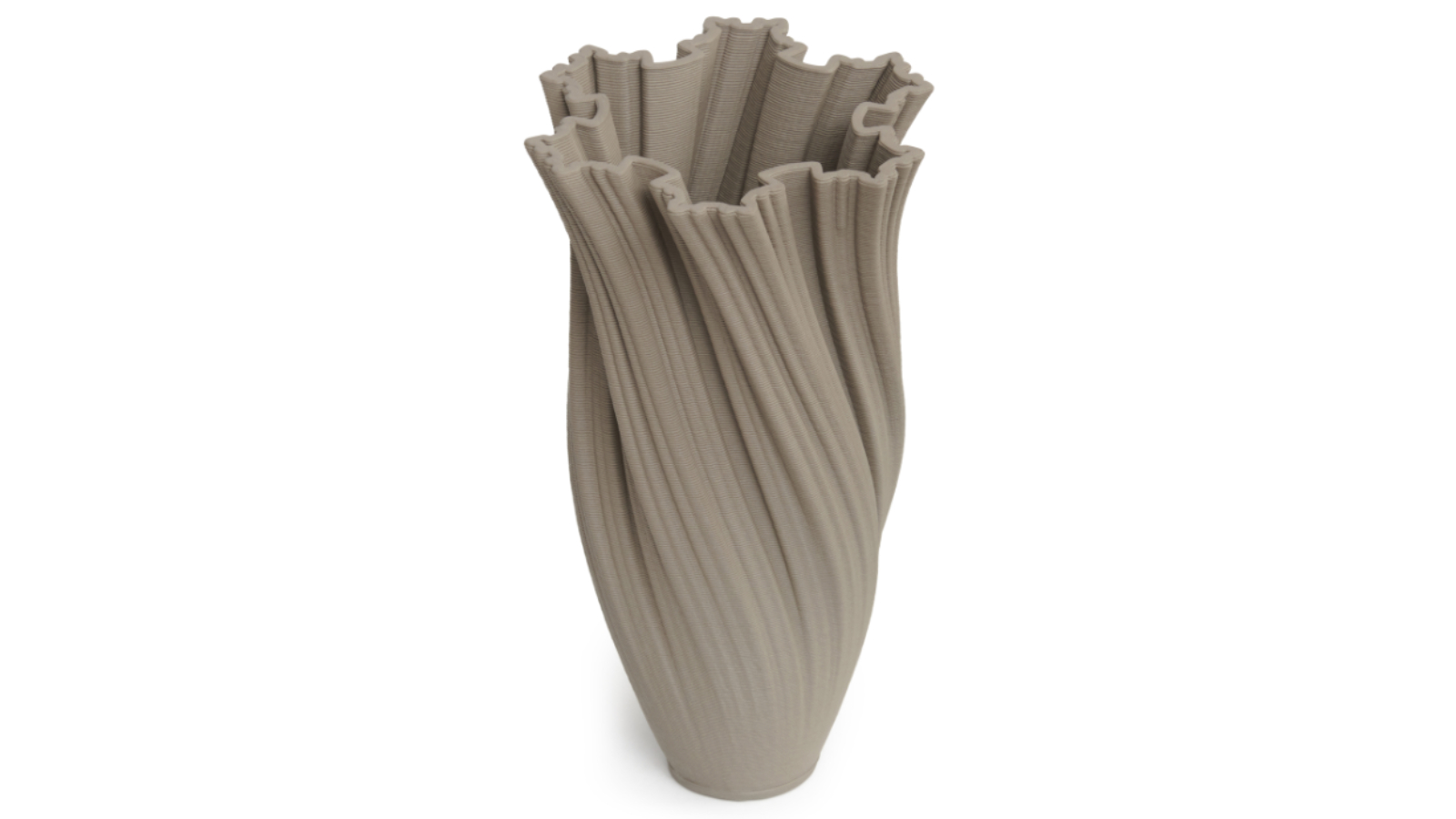 One Six Eight London (Osel) Ivy 24cm Vase - Tan