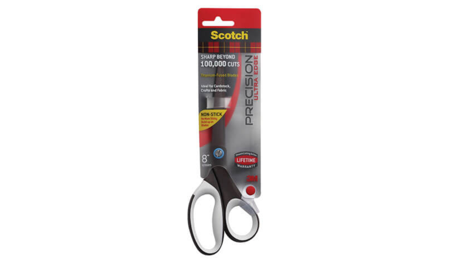 Scotch Titanium Precision 8inch Assorted Scissor Nonstick Harvey
