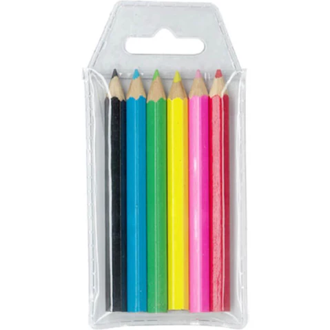 LatestBuy Pack of 36 Dats Half Length Coloured Pencils - 6 Piece