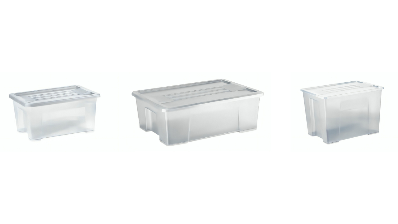 Latest Buys Italplast Graphite Storage Box with Lid