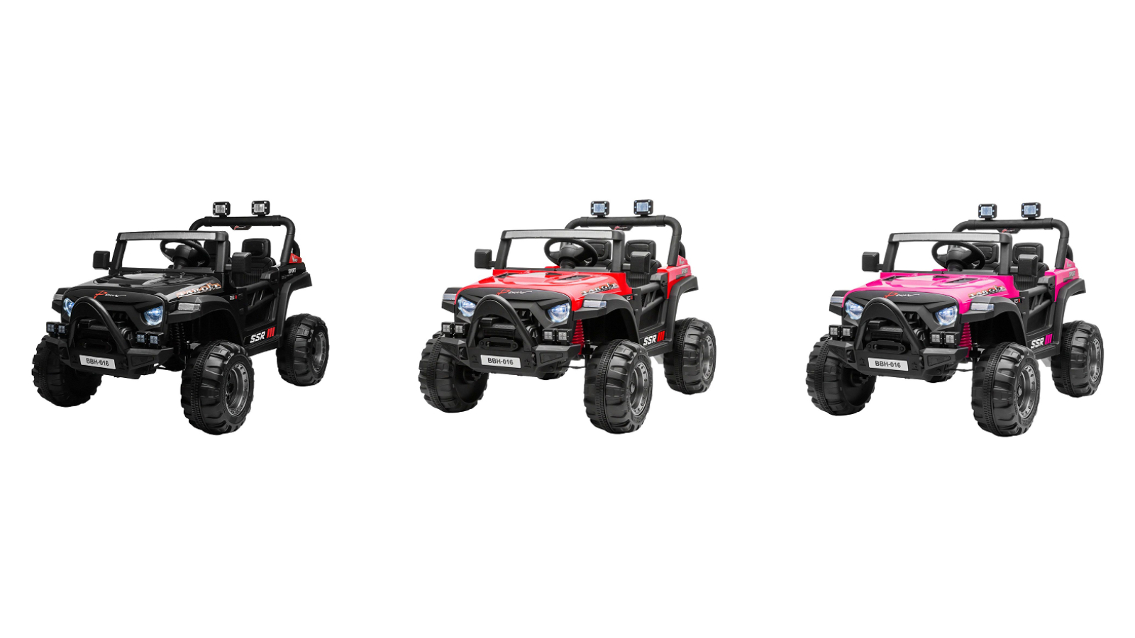 Kidbot Dual Openable Door Off Road Jeep Kids Electric Ride-on Car with Parental Remote Control