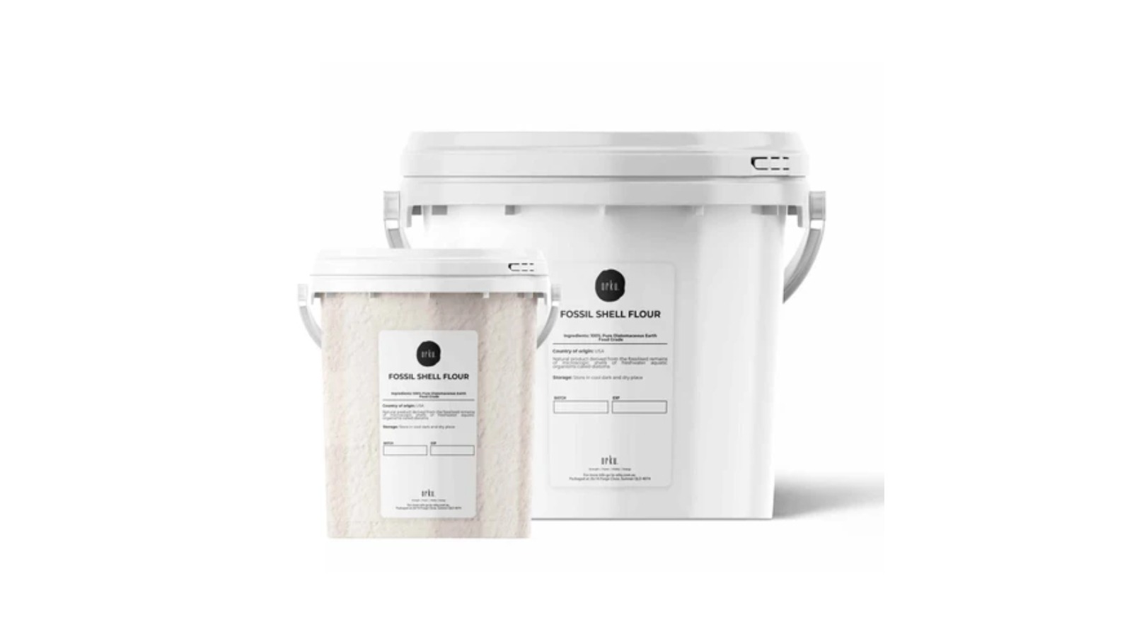 Orku Fossil Shell Flour Powder Tub