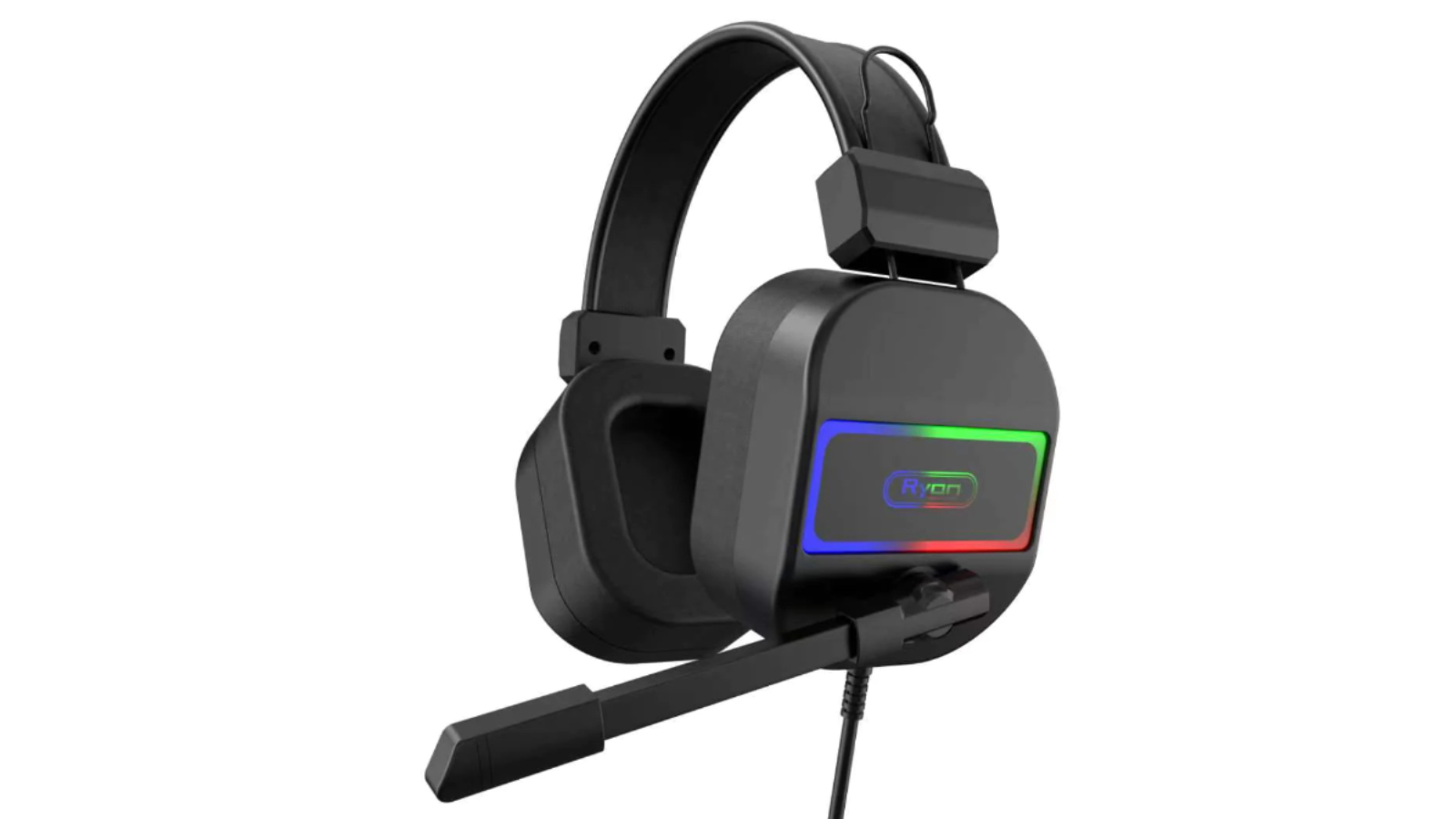 Megajoy Black G501 Portable Wired Headphone with Microphone Harvey Norman