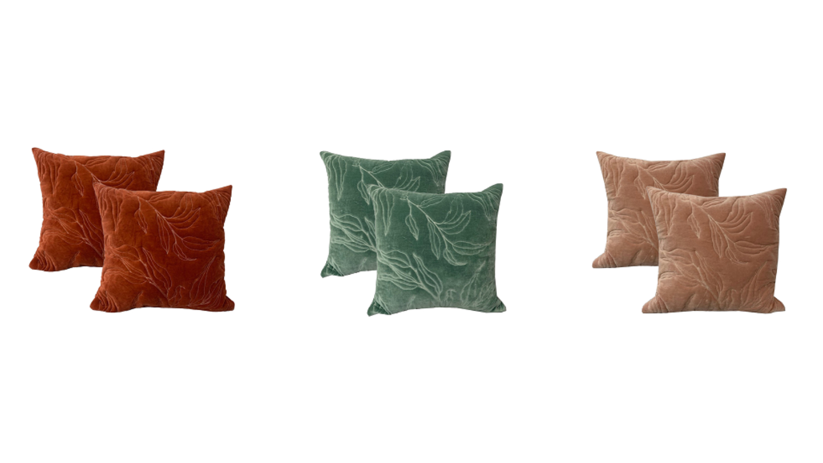 Cloud Linen Set of 2 Sophie Velvet Cushion