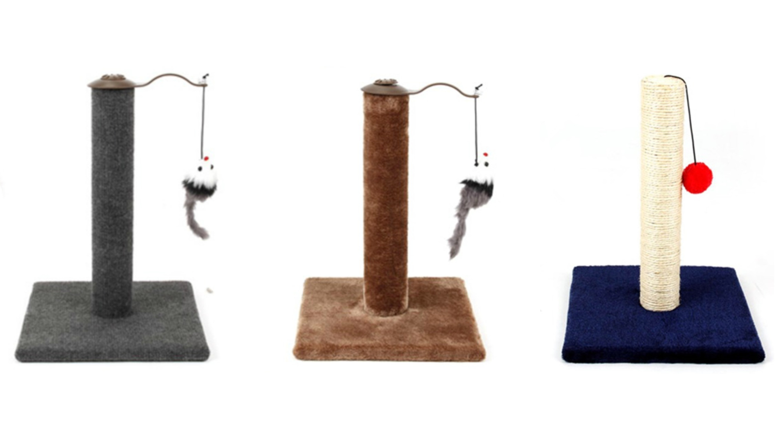 YES4PETS Kitten Single Scratching Post with Toy