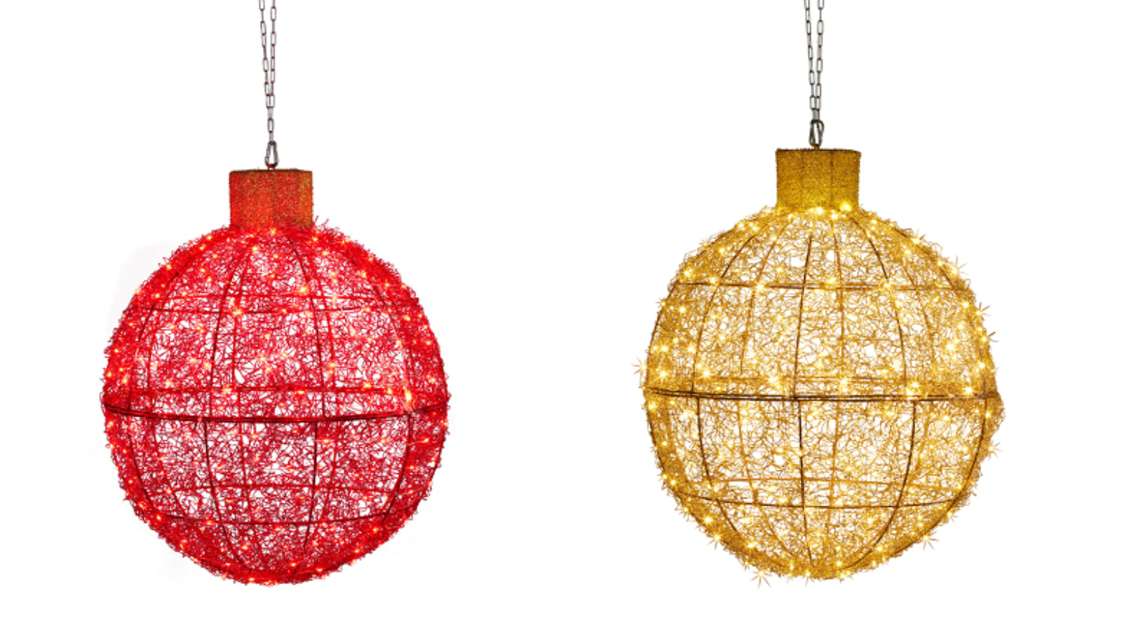Klika Christmas Indoor/Outdoor 50cm Display Bauble with Light