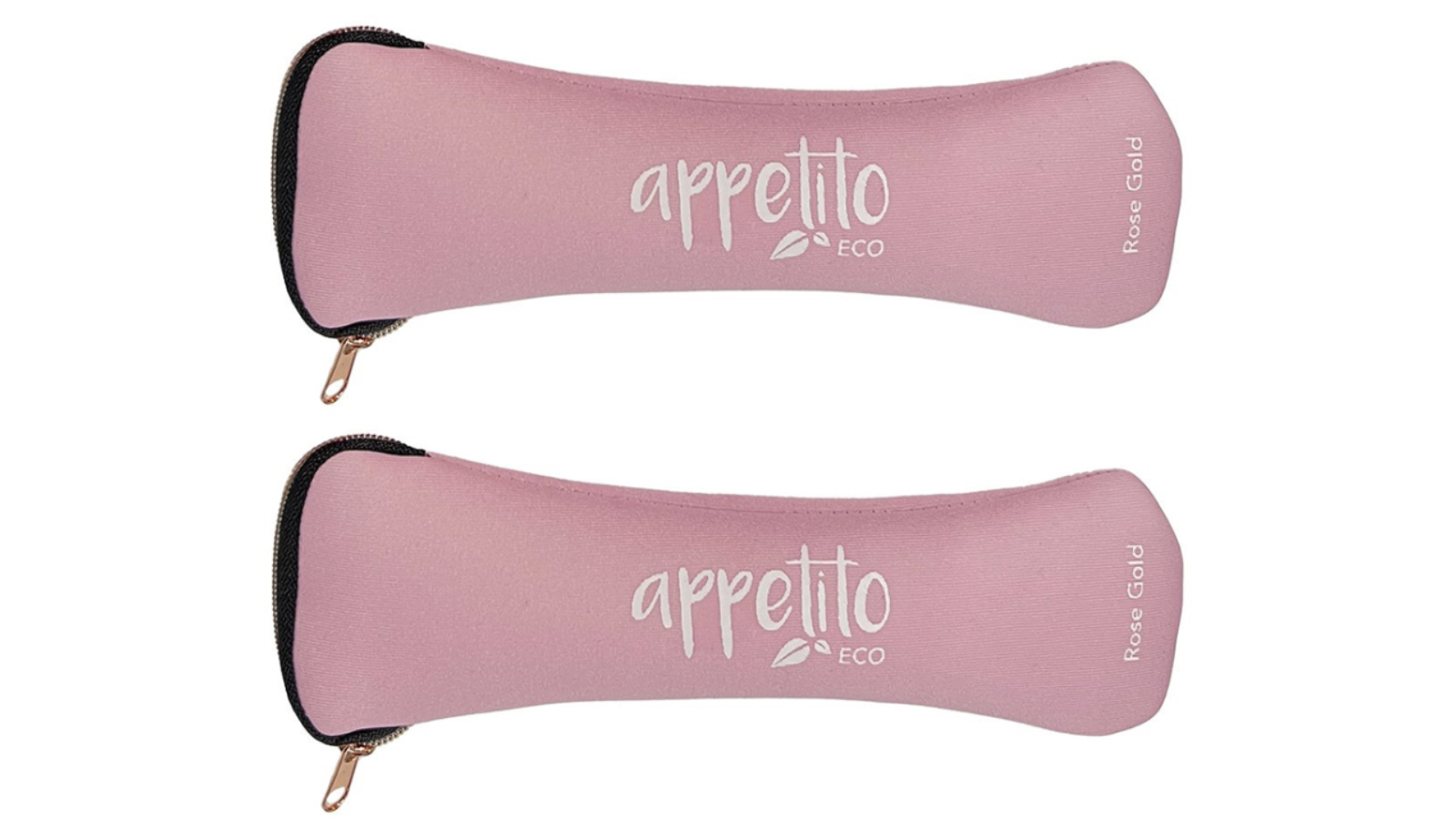 Appetito Pack of 2 Stainless Steel Cutlery - Rose Gold