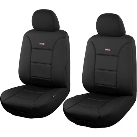 Sharkskin Seat Fully Custom Made Front Only for Nissan Navara Dual Cab 11/2017-11/2020