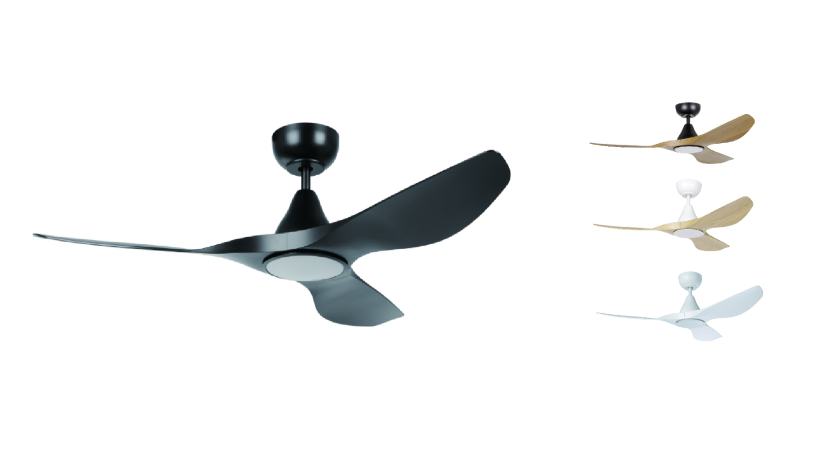 Eglo Surf 52inch Tri-Colour LED DC Fan