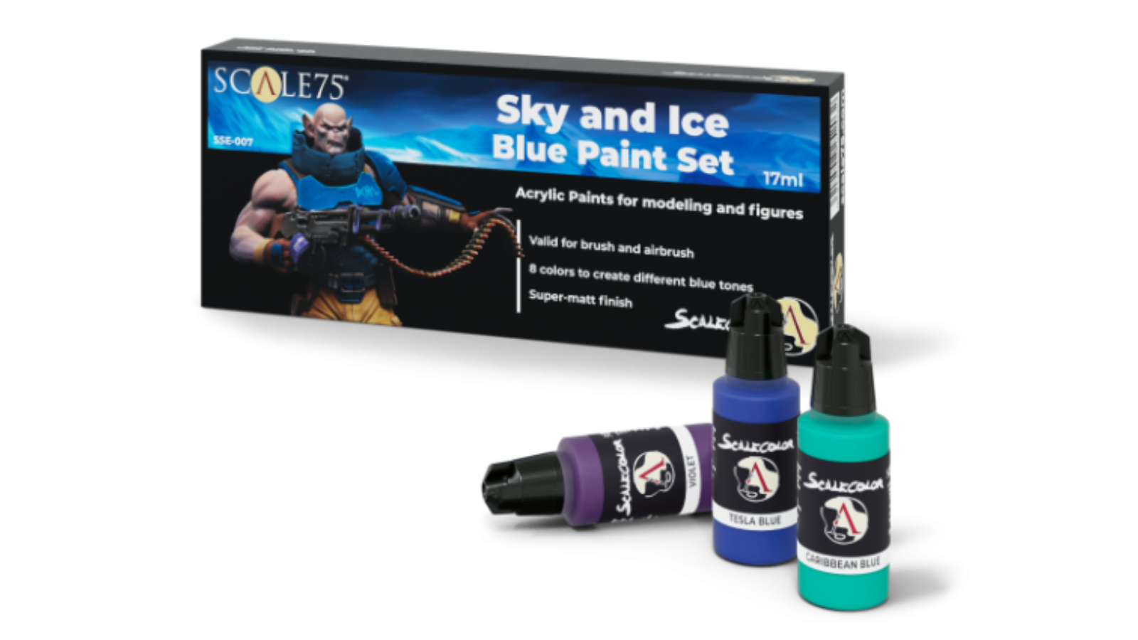 Scale 75 Scalecolor Paint Set - Sky and Ice