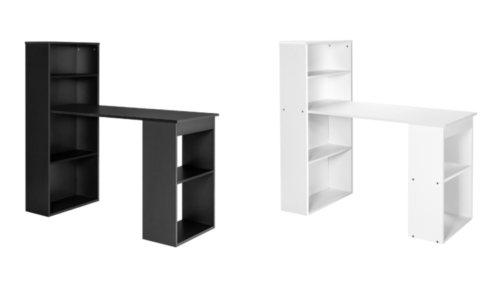 Costway Computer Desk with Drawer and Bookshelf