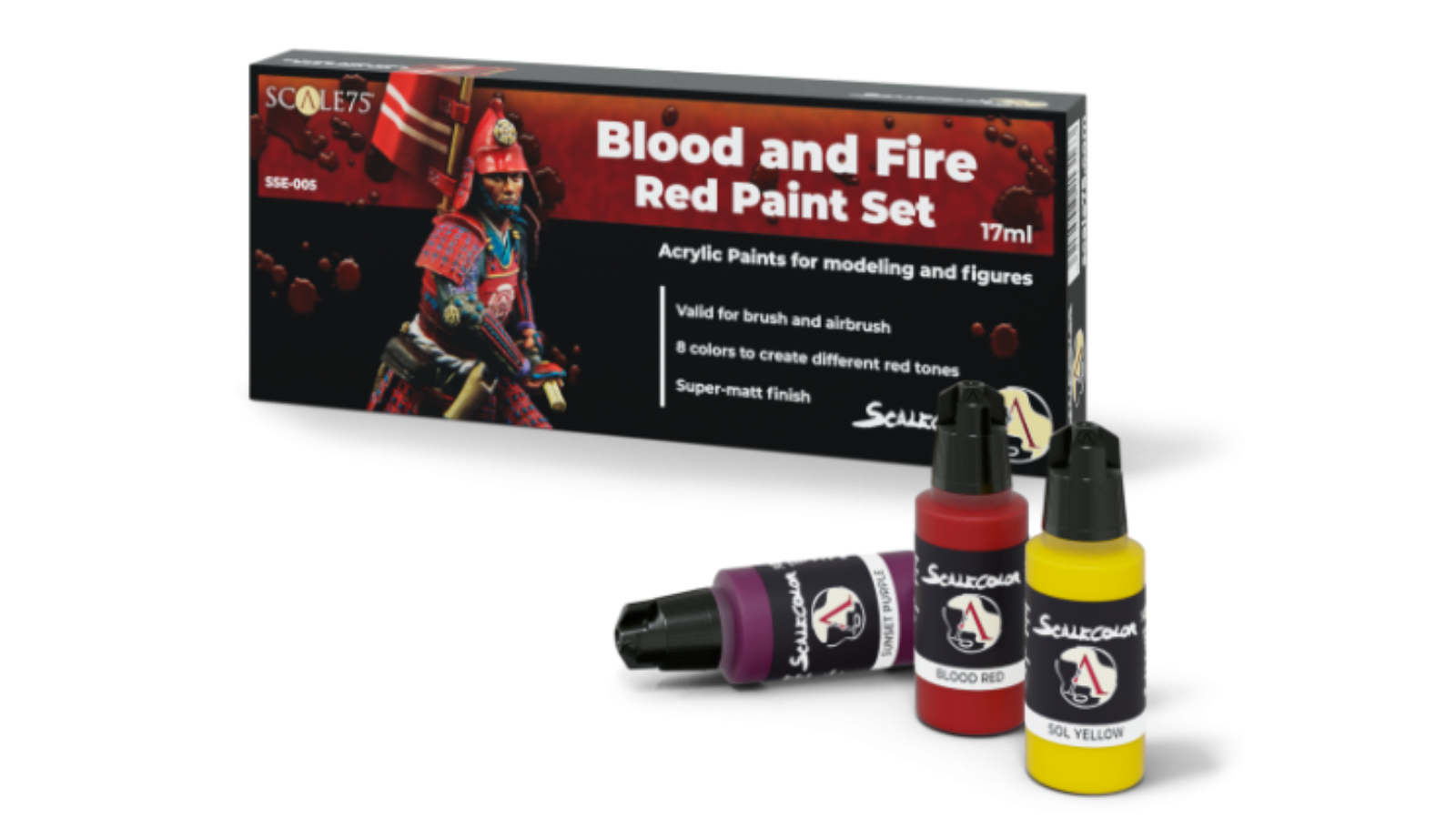 Scale 75 Scalecolor Paint Set - Blood and Fire
