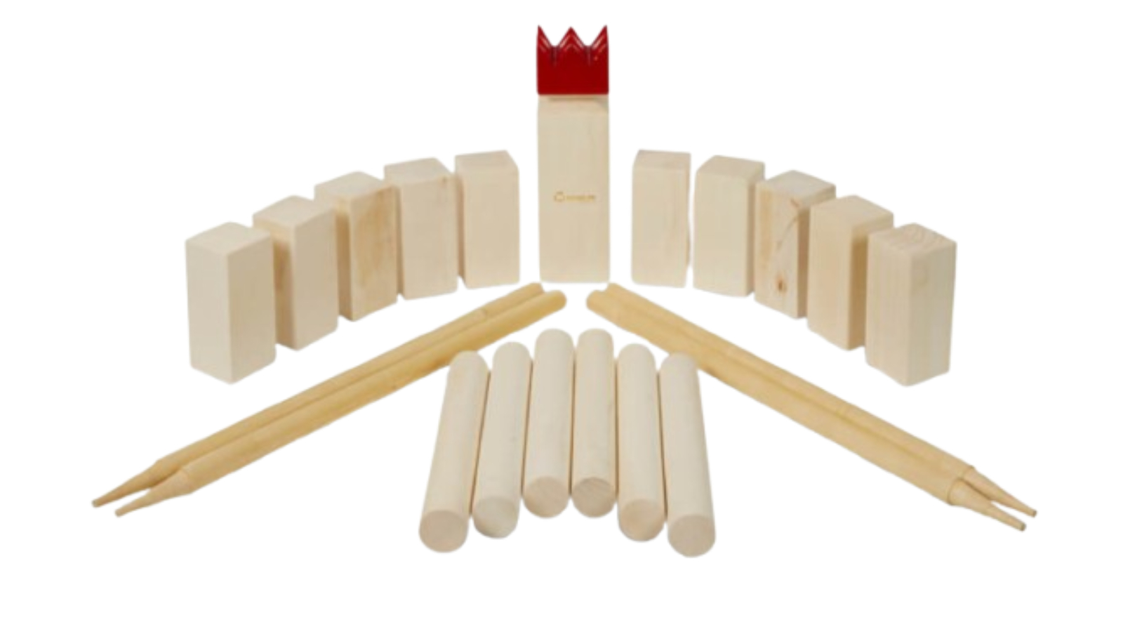Uber Hardwood Kubb Game