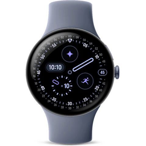 Google Pixel Watch 4 Bluetooth - Satin Moonstone 45mm Aluminium Case with Moonstone Active Band