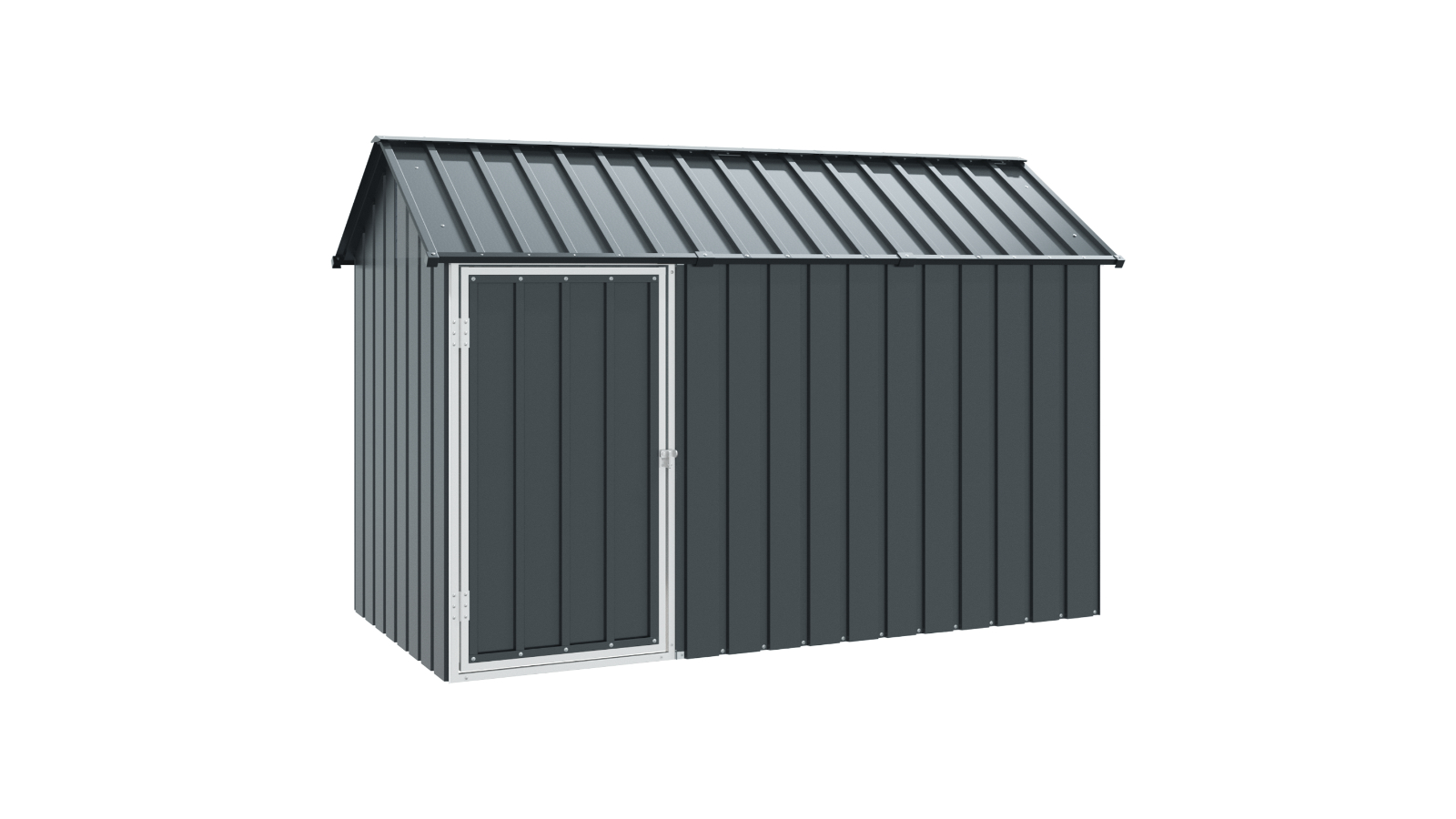 vidaXL Anthracite Steel Bird Aviary - 112 x 215 x 141cm