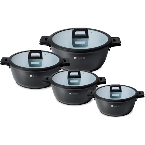 Dorsch Lifetime Non-stick Casserole Pot Set - 4 Piece