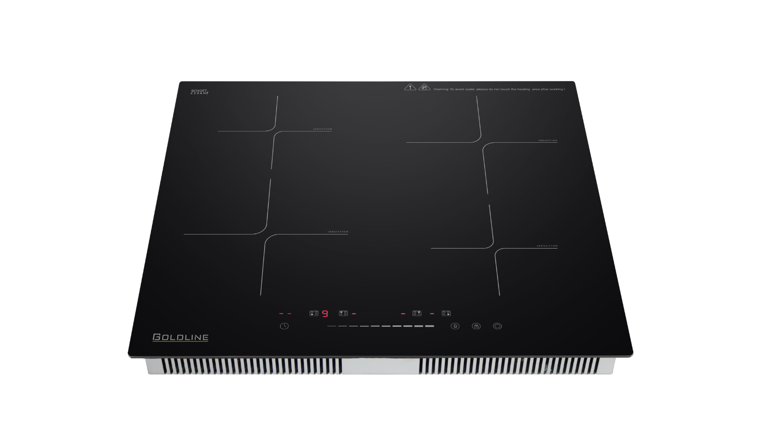 Goldline 60cm Induction Cooktop - Black