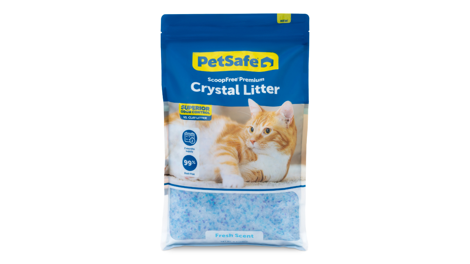 Petsafe 3.6kg Scoop-Free Premium Fresh Crystal Litter Bag