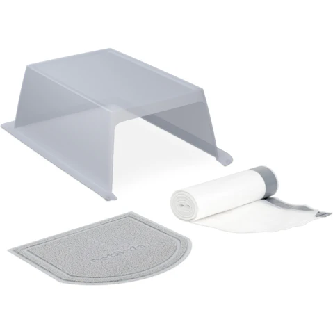 Petsafe Scoop-Free Clumping Self-Cleaning Litter Box Hood and Accessory Bundle