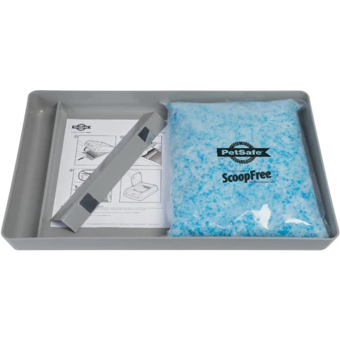 Petsafe Scoop-Free Reusable Tray with Crystal Litter