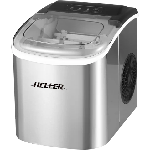 Heller 12kg Electronic Ice Maker - Stainless Steel